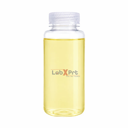 LABXPRT Polypropylene Wide Mouth Reagent Bottles, Translucent Plastic Sample Storage Containers with Screw Cap, Laboratory Water Sample & Liquid Storage Bottles,