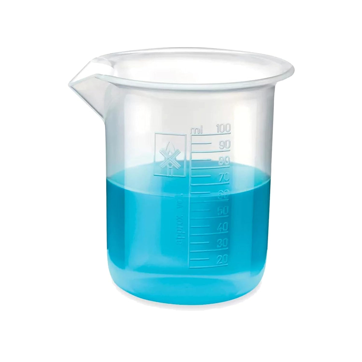 Bello Polypropylene Plastic Beaker with Graduation Marks, Beaker for school collage chemistry lab laboratory