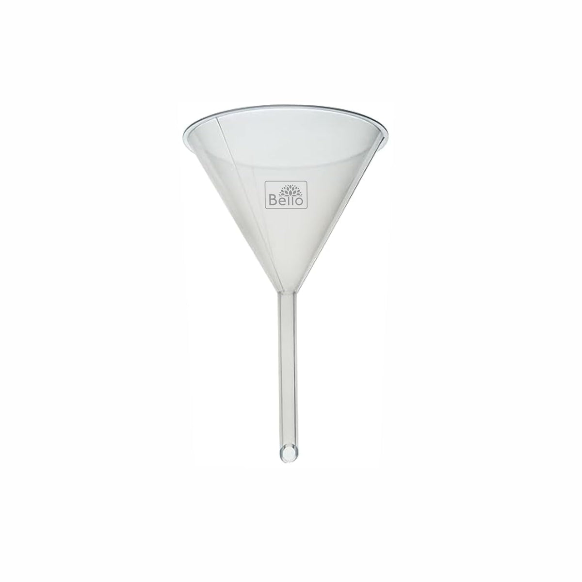 Bello Polypropylene Funnel For School College Lab Laboratory And Home, Kitchen, garage, car used for liquid transfer