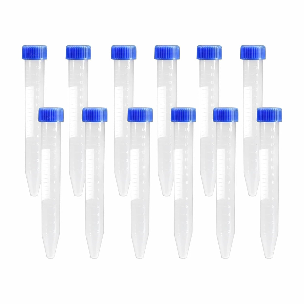 Bello Centrifuge Tube Conical Bottom  with Screw Caps,  Polypropylene Conical Container Microcentrifuge Tube with Graduated Marks For Lab Laboratory