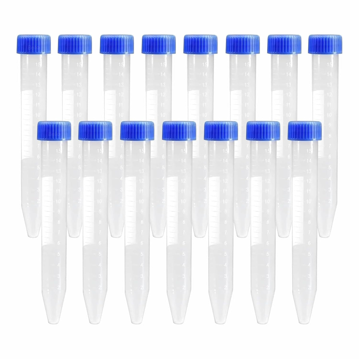 Bello Centrifuge Tube Conical Bottom  with Screw Caps,  Polypropylene Conical Container Microcentrifuge Tube with Graduated Marks For Lab Laboratory