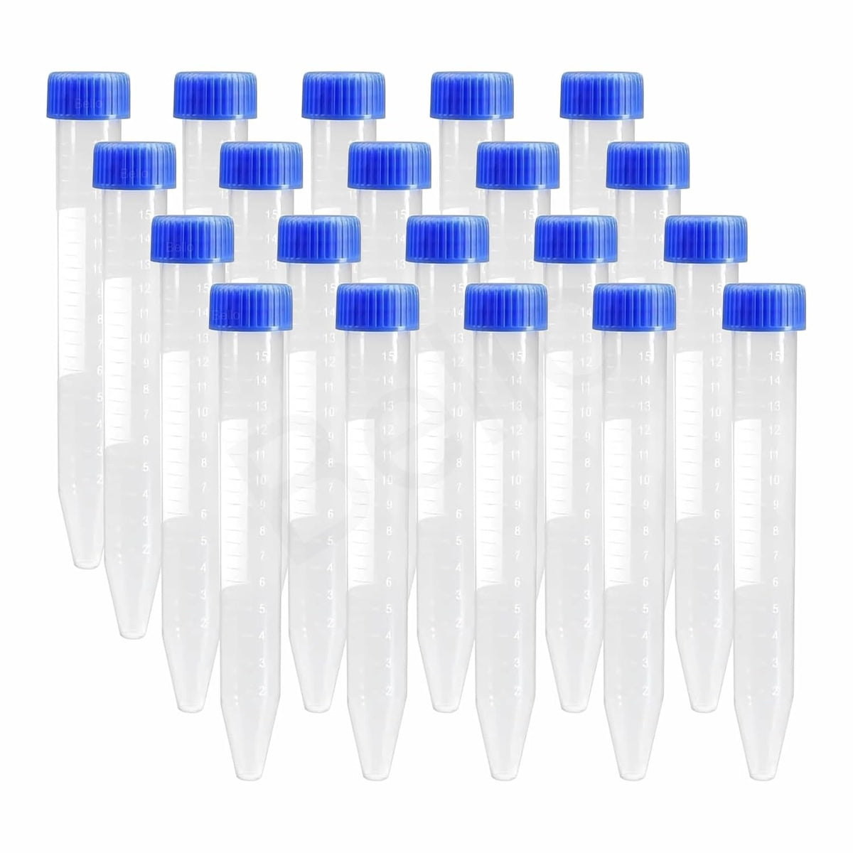 Labxprt Centrifuge Tube Conical Bottom with Screw Caps, Polypropylene Container Microcentrifuge Tube with Graduated Marks For Lab Laboratory