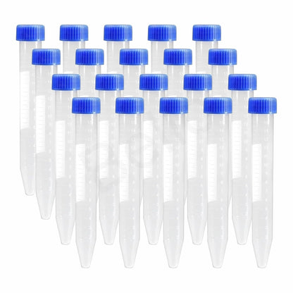 Labxprt Centrifuge Tube Conical Bottom with Screw Caps, Polypropylene Container Microcentrifuge Tube with Graduated Marks For Lab Laboratory