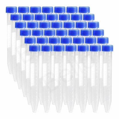 Bello Centrifuge Tube Conical Bottom  with Screw Caps,  Polypropylene Conical Container Microcentrifuge Tube with Graduated Marks For Lab Laboratory