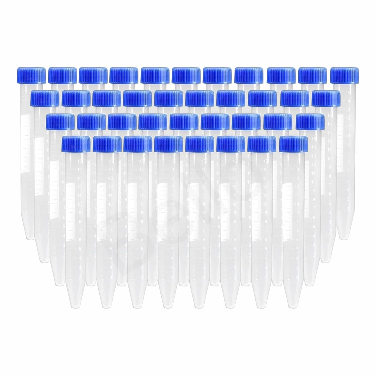 Bello Centrifuge Tube Conical Bottom  with Screw Caps,  Polypropylene Conical Container Microcentrifuge Tube with Graduated Marks For Lab Laboratory
