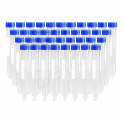 Bello Centrifuge Tube Conical Bottom  with Screw Caps,  Polypropylene Conical Container Microcentrifuge Tube with Graduated Marks For Lab Laboratory