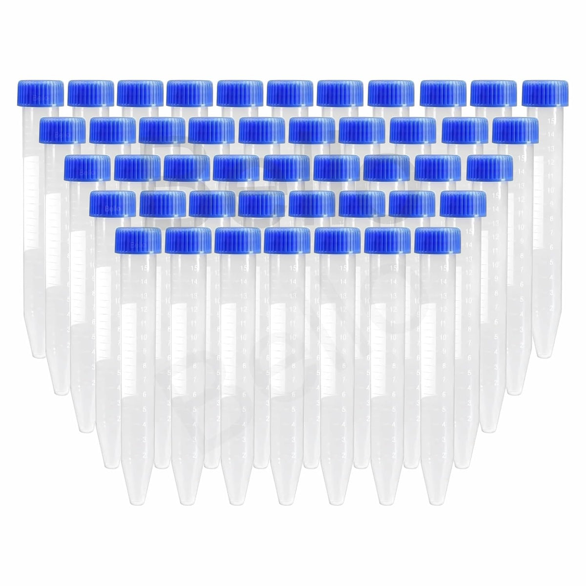 Labxprt Centrifuge Tube Conical Bottom with Screw Caps, Polypropylene Container Microcentrifuge Tube with Graduated Marks For Lab Laboratory