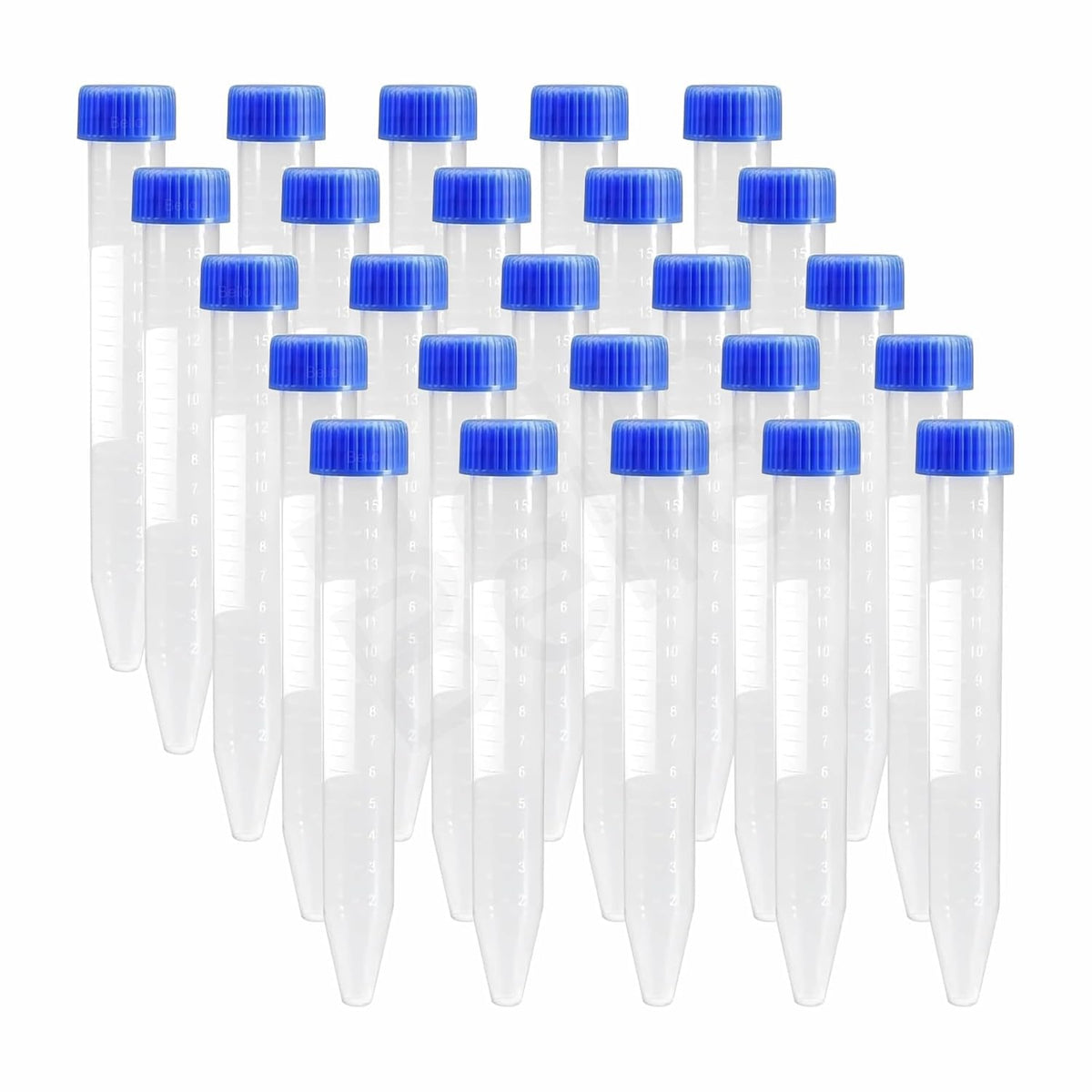 Labxprt Centrifuge Tube Conical Bottom with Screw Caps, Polypropylene Container Microcentrifuge Tube with Graduated Marks For Lab Laboratory