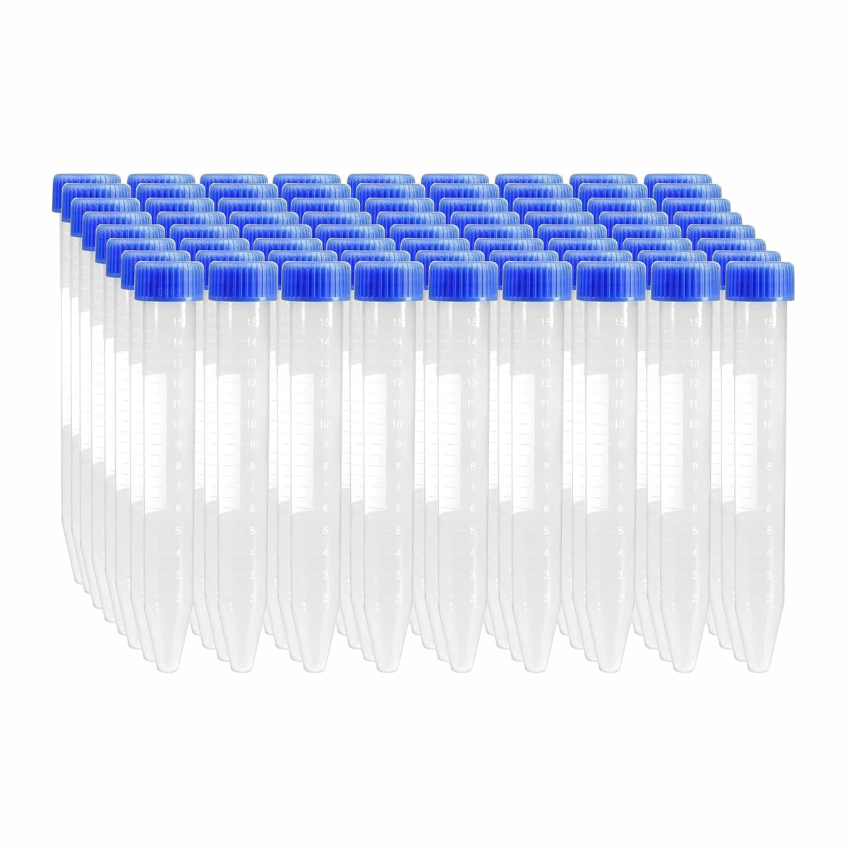 Bello Centrifuge Tube Conical Bottom  with Screw Caps,  Polypropylene Conical Container Microcentrifuge Tube with Graduated Marks For Lab Laboratory