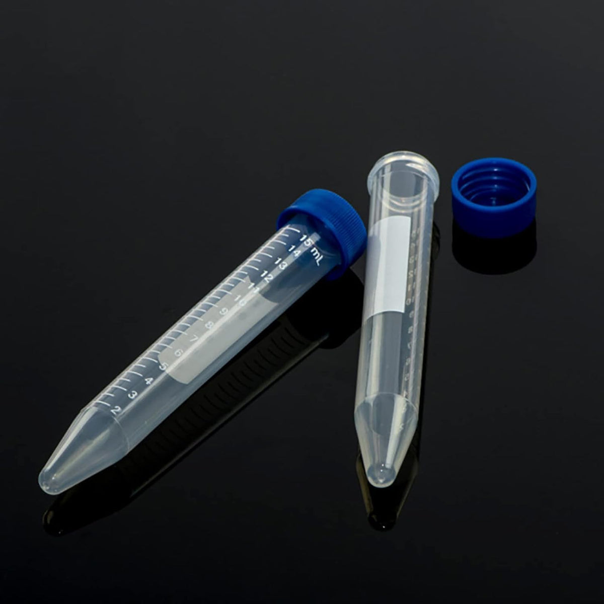 Labxprt Centrifuge Tube Conical Bottom with Screw Caps, Polypropylene Container Microcentrifuge Tube with Graduated Marks For Lab Laboratory