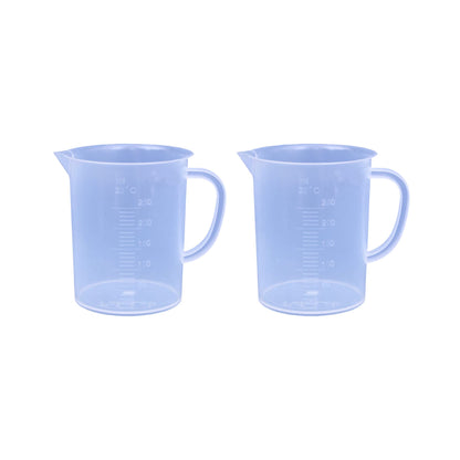 Bello Polypropylene Measuring Jug with Handle Pour Spout Container for Kitchen Lab