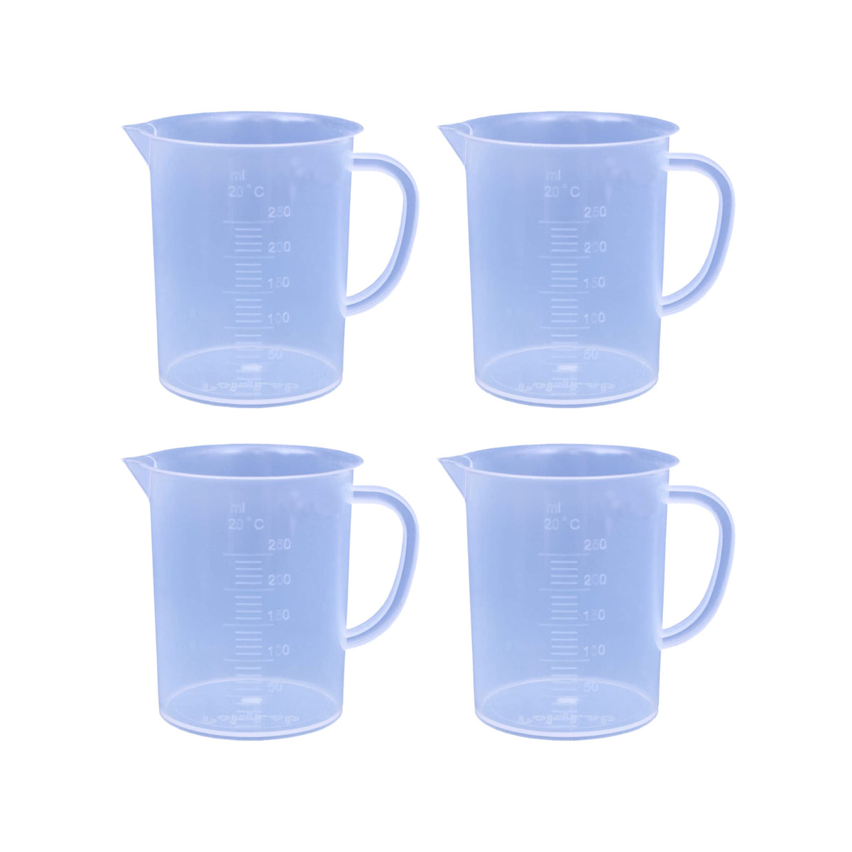 Bello Polypropylene Measuring Jug with Handle Pour Spout Container for Kitchen Lab