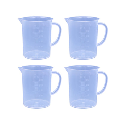 Bello Polypropylene Measuring Jug with Handle Pour Spout Container for Kitchen Lab