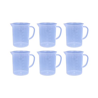 Bello Polypropylene Measuring Jug with Handle Pour Spout Container for Kitchen Lab