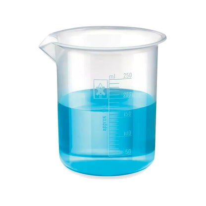 Bello Polypropylene Plastic Beaker with Graduation Marks, Beaker for school collage chemistry lab laboratory