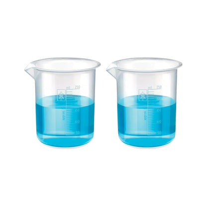 Bello Polypropylene Plastic Beaker with Graduation Marks, Beaker for school collage chemistry lab laboratory
