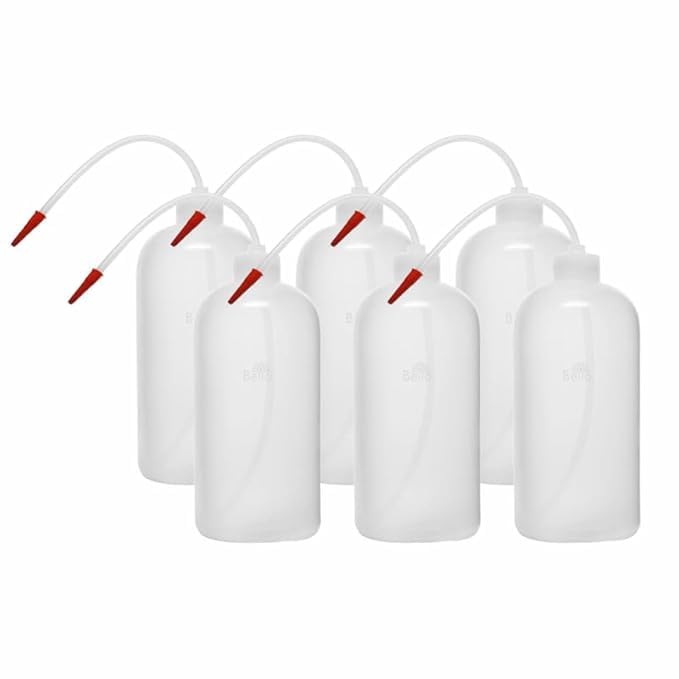 Bello Polypropylene Wash Bottle,Screw Cap with Flexible Tube for Dispensing Liquid -for lab laboratories scientific Chemistry