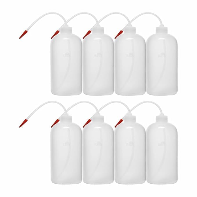 Bello Polypropylene Wash Bottle,Screw Cap with Flexible Tube for Dispensing Liquid -for lab laboratories scientific Chemistry
