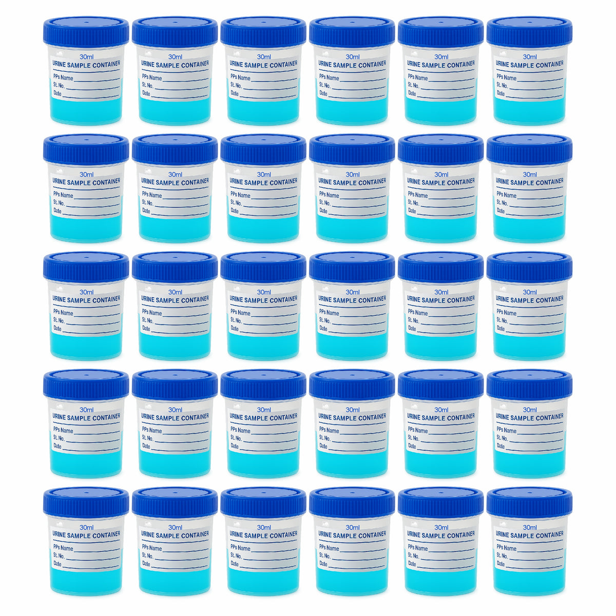 Bello Polypropylene Specimen Collection Container with Leak Proof Lid, Sterile Sample Bottle for Laboratory Testing