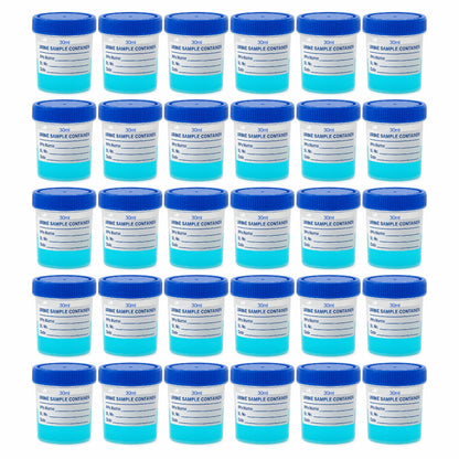 Bello Polypropylene Specimen Collection Container with Leak Proof Lid, Sterile Sample Bottle for Laboratory Testing