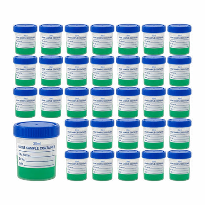 Labxprt Polypropylene Urine Sample Bottles with Lid for school collage chemistry lab laboratory Urine Sample
