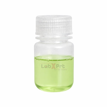 LABXPRT Polypropylene Wide Mouth Reagent Bottles, Translucent Plastic Sample Storage Containers with Screw Cap, Laboratory Water Sample & Liquid Storage Bottles,