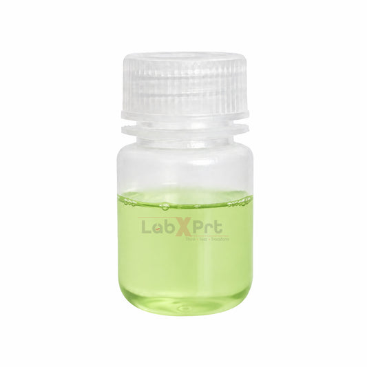 LABXPRT Polypropylene Wide Mouth Reagent Bottles, Translucent Plastic Sample Storage Containers with Screw Cap, Laboratory Water Sample & Liquid Storage Bottles,