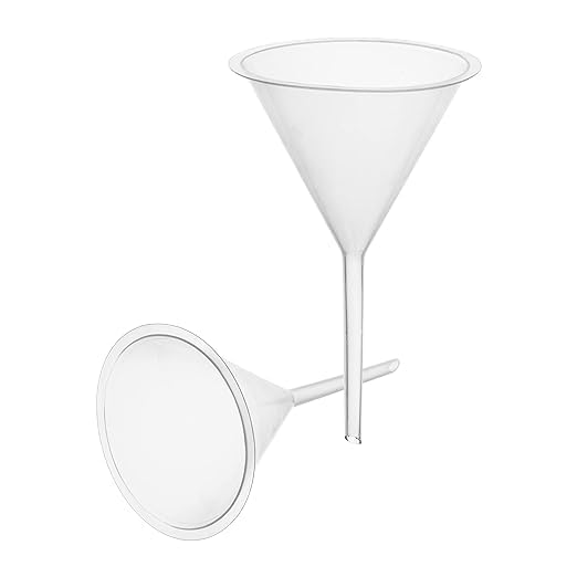 Bello Polypropylene Funnel For School College Lab Laboratory And Home, Kitchen, garage, car used for liquid transfer