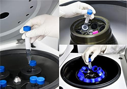 Bello Centrifuge Tube Conical Bottom  with Screw Caps,  Polypropylene Conical Container Microcentrifuge Tube with Graduated Marks For Lab Laboratory