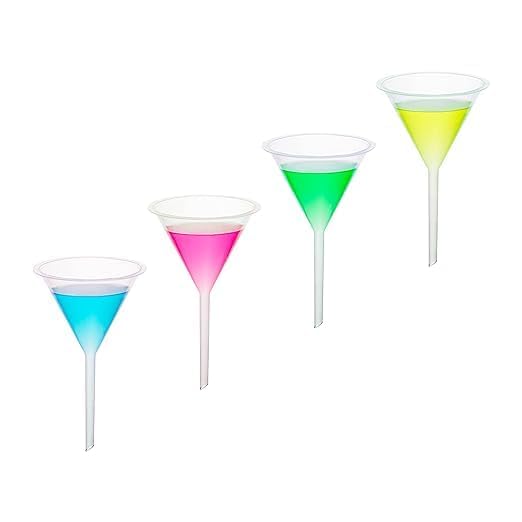 Bello Polypropylene Funnel For School College Lab Laboratory And Home, Kitchen, garage, car used for liquid transfer