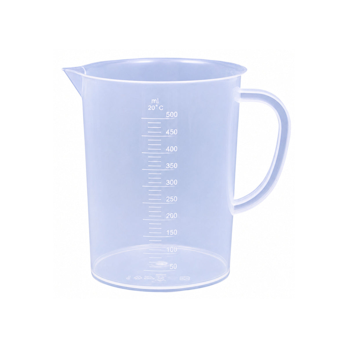 Bello Polypropylene Measuring Jug with Handle Pour Spout Container for Kitchen Lab