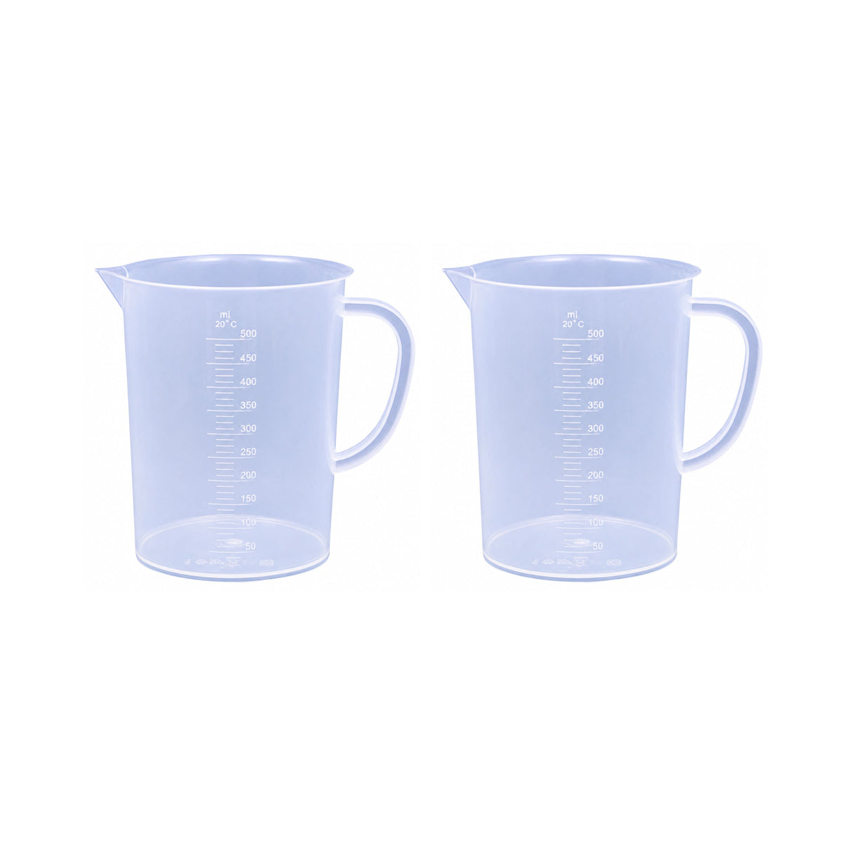 Bello Polypropylene Measuring Jug with Handle Pour Spout Container for Kitchen Lab