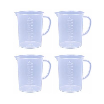 Bello Polypropylene Measuring Jug with Handle Pour Spout Container for Kitchen Lab