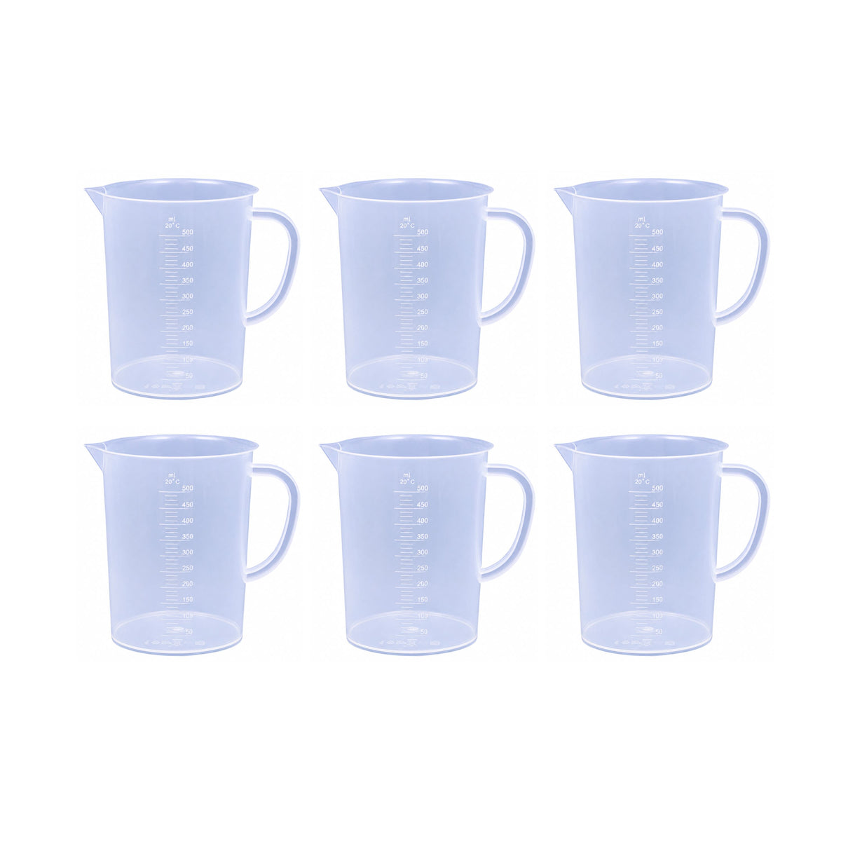 Bello Polypropylene Measuring Jug with Handle Pour Spout Container for Kitchen Lab