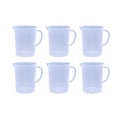 Bello Polypropylene Measuring Jug with Handle Pour Spout Container for Kitchen Lab