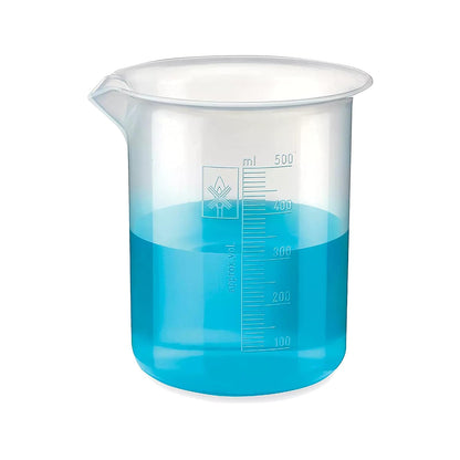 Bello Polypropylene Plastic Beaker with Graduation Marks, Beaker for school collage chemistry lab laboratory