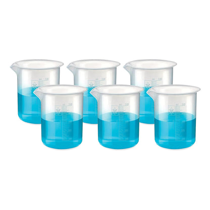 Bello Polypropylene Plastic Beaker with Graduation Marks, Beaker for school collage chemistry lab laboratory