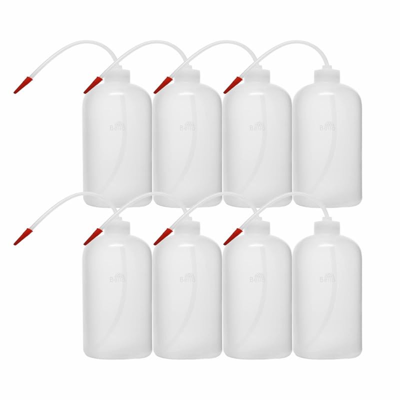 Bello Polypropylene Wash Bottle,Screw Cap with Flexible Tube for Dispensing Liquid -for lab laboratories scientific Chemistry