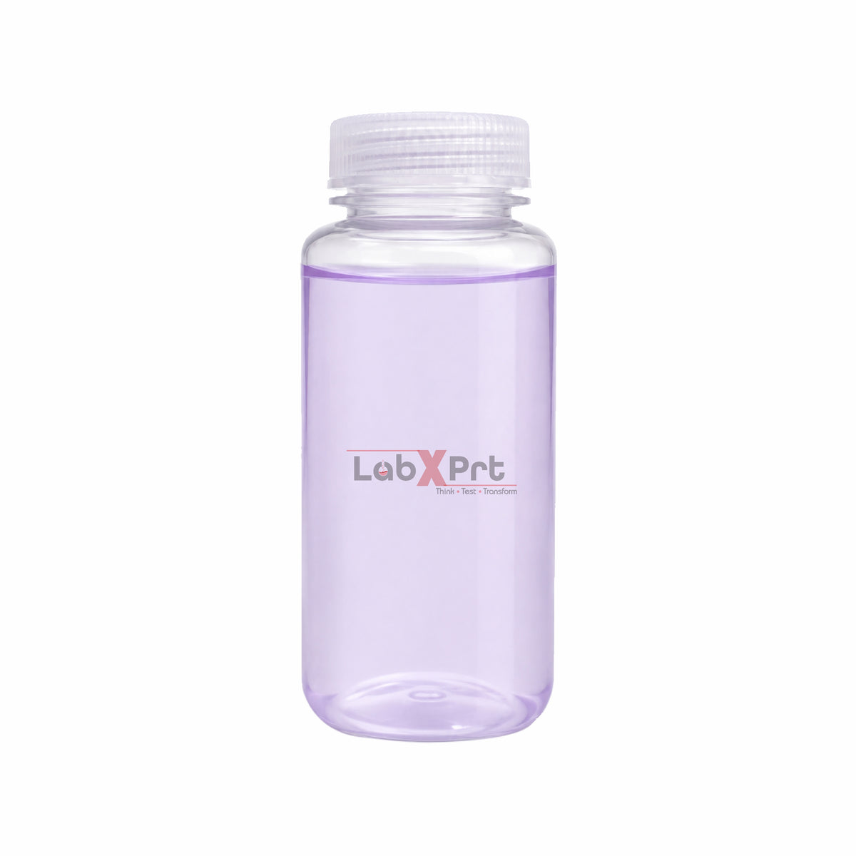 LABXPRT Polypropylene Wide Mouth Reagent Bottles, Translucent Plastic Sample Storage Containers with Screw Cap, Laboratory Water Sample & Liquid Storage Bottles,