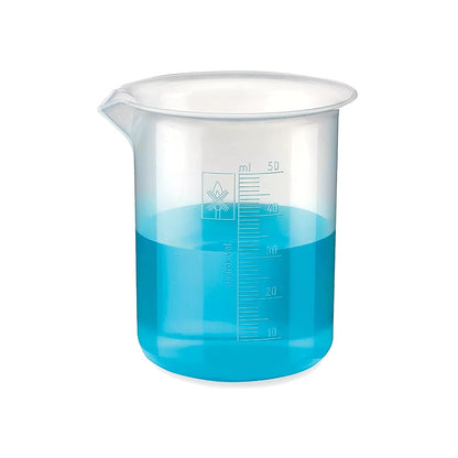 Bello Polypropylene Plastic Beaker with Graduation Marks, Beaker for school collage chemistry lab laboratory