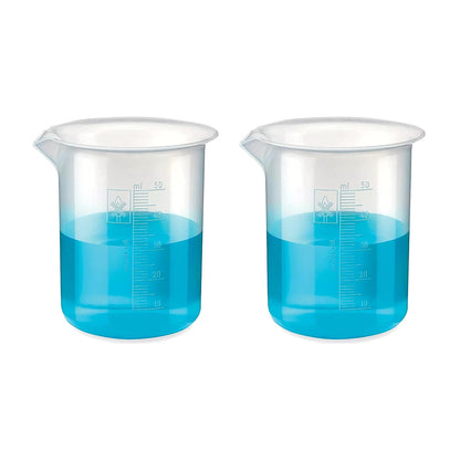 Bello Polypropylene Plastic Beaker with Graduation Marks, Beaker for school collage chemistry lab laboratory