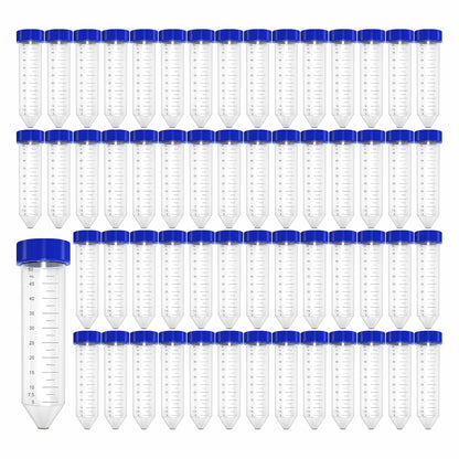 Bello Centrifuge Tube Conical Bottom  with Screw Caps,  Polypropylene Conical Container Microcentrifuge Tube with Graduated Marks For Lab Laboratory