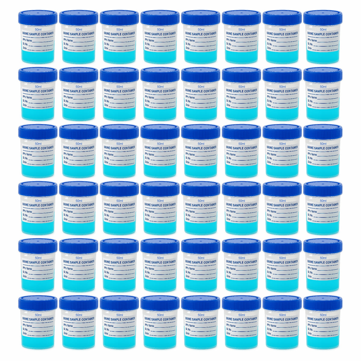 Bello Polypropylene Specimen Collection Container with Leak Proof Lid, Sterile Sample Bottle for Laboratory Testing