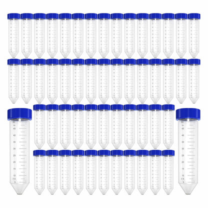Bello Centrifuge Tube Conical Bottom  with Screw Caps,  Polypropylene Conical Container Microcentrifuge Tube with Graduated Marks For Lab Laboratory