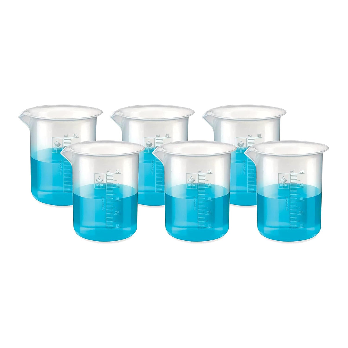 Bello Polypropylene Plastic Beaker with Graduation Marks, Beaker for school collage chemistry lab laboratory