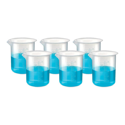 Bello Polypropylene Plastic Beaker with Graduation Marks, Beaker for school collage chemistry lab laboratory