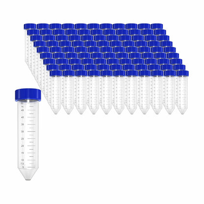 Bello Centrifuge Tube Conical Bottom  with Screw Caps,  Polypropylene Conical Container Microcentrifuge Tube with Graduated Marks For Lab Laboratory