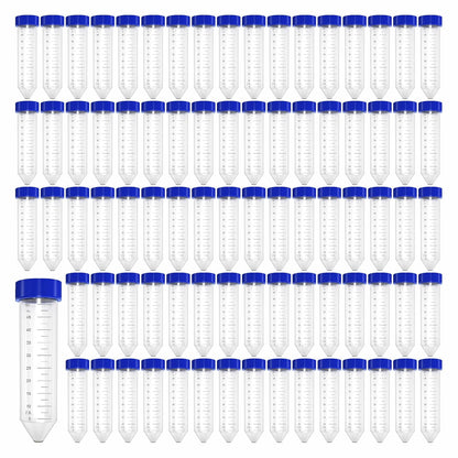 Labxprt Centrifuge Tube Conical Bottom with Screw Caps, Polypropylene Container Microcentrifuge Tube with Graduated Marks For Lab Laboratory