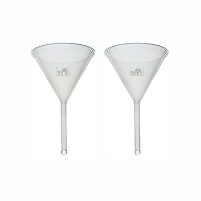 Bello Polypropylene Funnel For School College Lab Laboratory And Home, Kitchen, garage, car used for liquid transfer